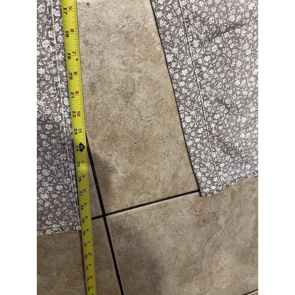 American Eagle Jeans Womens 8 90's Straight Leg Regular Floral Flower AOP NEW - Picture 9 of 12